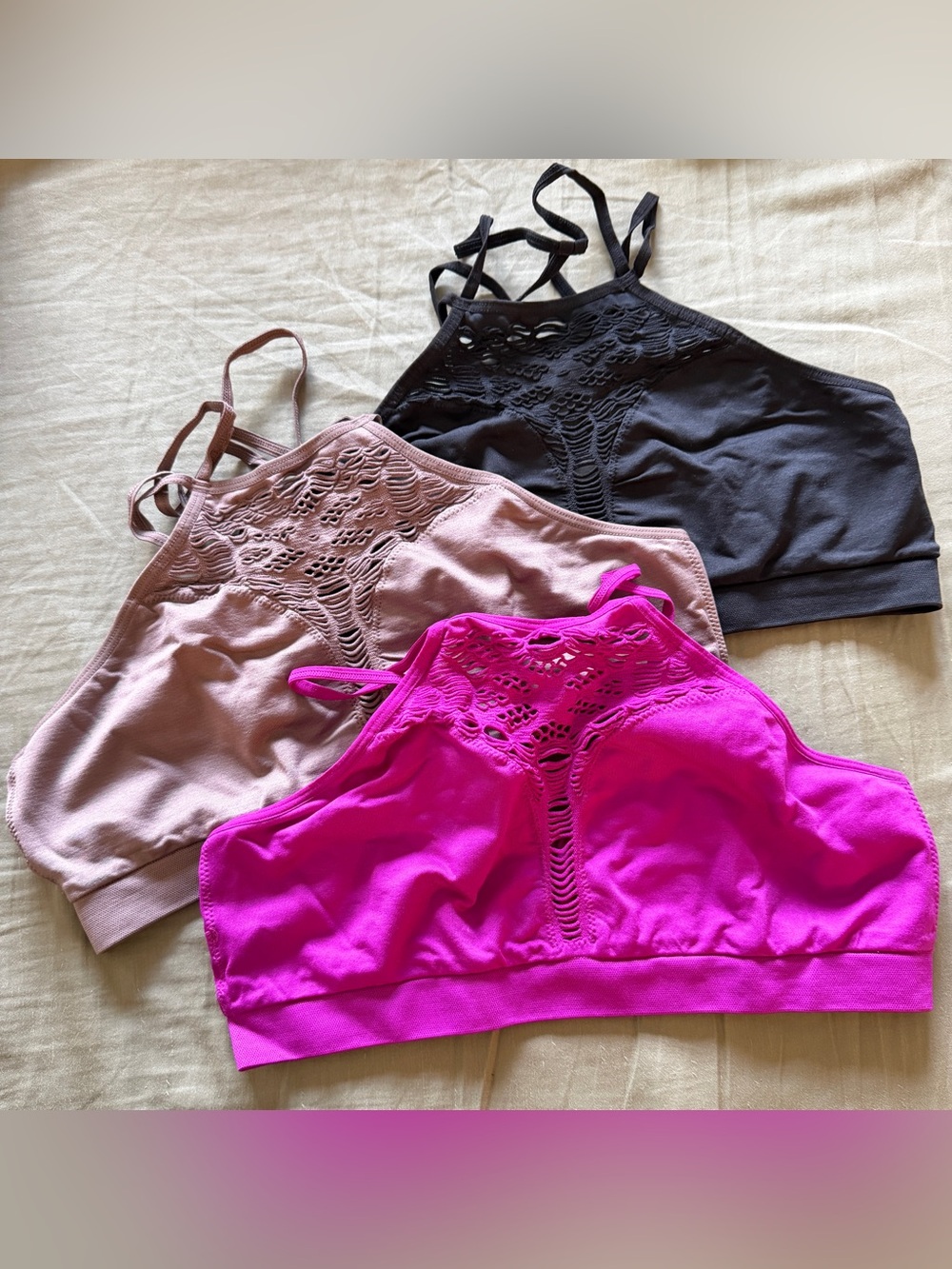 NWOT VS Halter Bralette 2 PCS Bundle